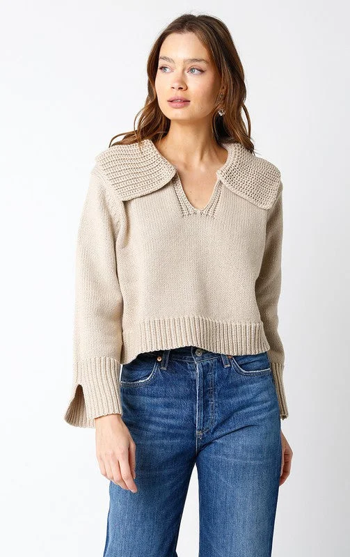 FINAL SALE Hallie Sweater-Khaki