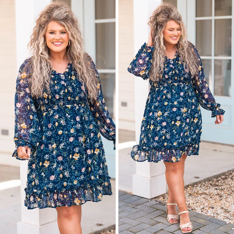 Perfect fashion pieces for the busy woman   Midnight Train To Georgia Dress, Navy